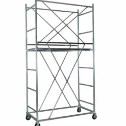 Trabattello Acciaio Zincato Ponteggio Botola Parapetto Lavoro h 377cm