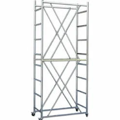 Trabattello Ferro Zincato Ponteggio Altezza Lavoro 450 cm Mezzopiano