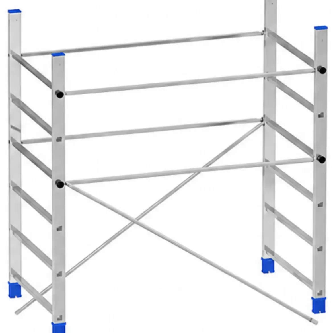 Trabattello Ponteggio in Alluminio Richiudibile Marchetti 155x360 cm