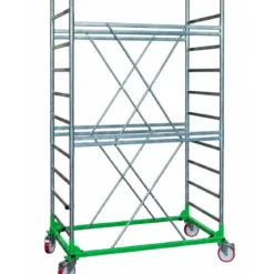 Trabattello Ponteggio Lavoro 470 cm Professionale con Piano Parapetto