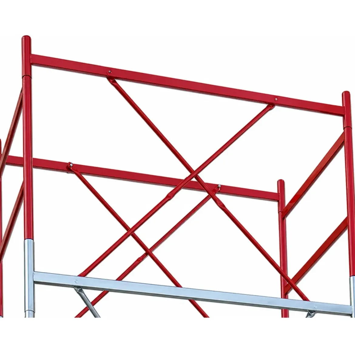 Trabattello Ponteggio Lavoro 950 cm Professionale con Piano Parapetto