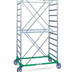 Trabattello Ponteggio Professionale h530 cm Piano con Botola Parapetto