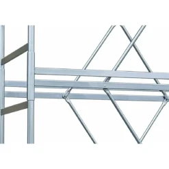 Trabattello Ponteggio Professionale con Botola Parapetto Aste h710 cm