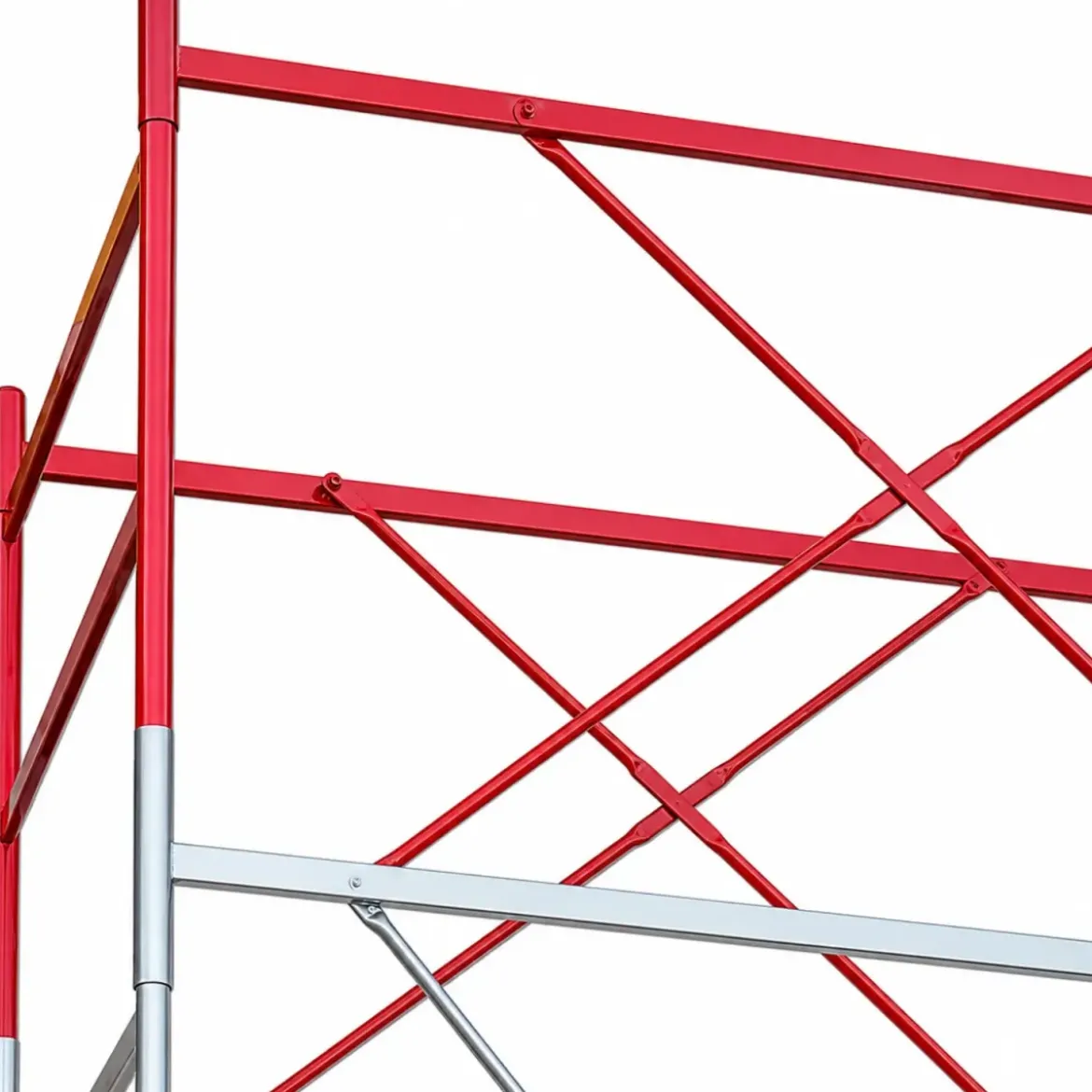 Trabattello Ponteggio Professionale con Botola Parapetto Aste h950 cm