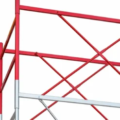 Trabattello Ponteggio Professionale con Botola Parapetto Aste h1190 cm