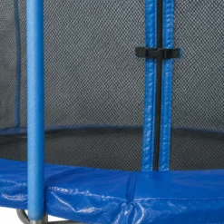 Trampolino Elastico 183 cm per Bambini Rete Sicurezza da Esterno