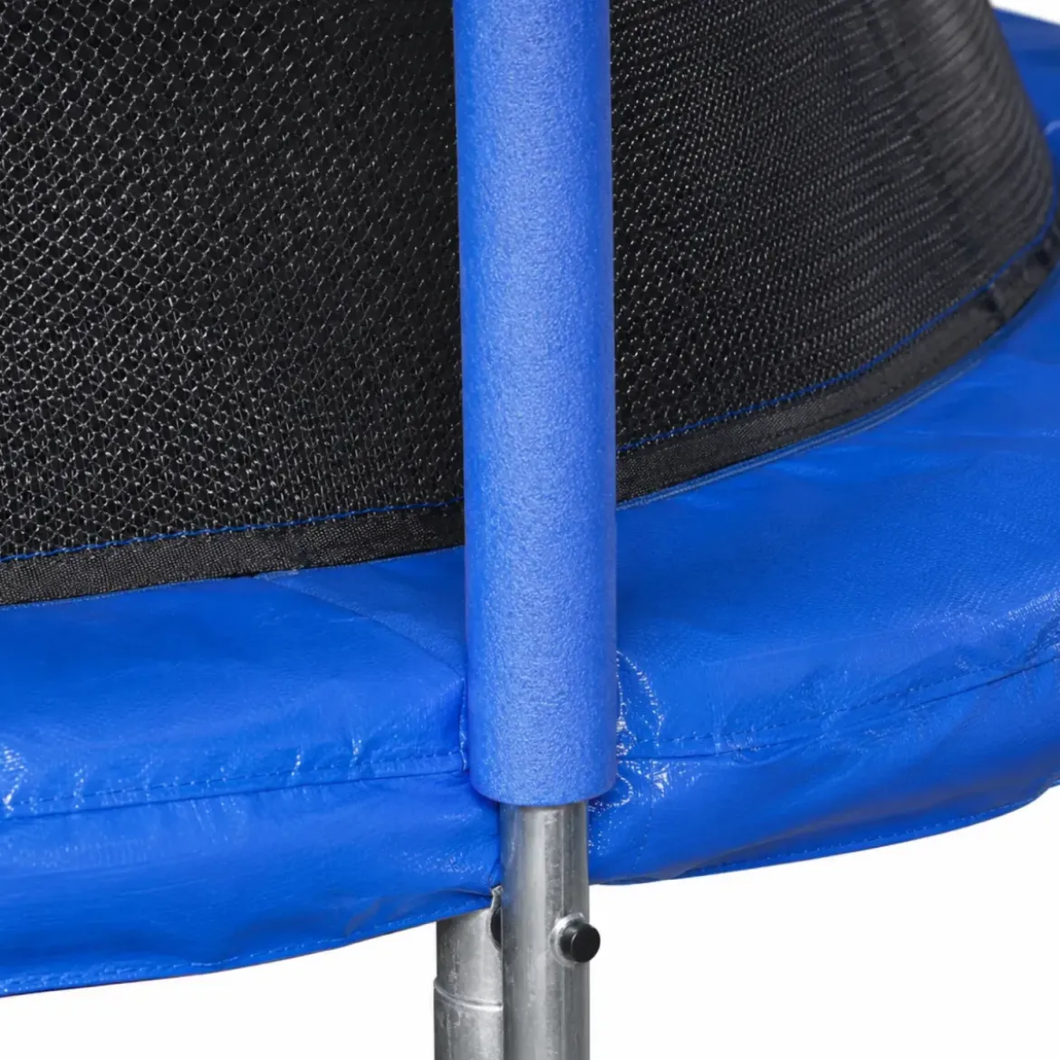 Trampolino Elastico 244 cm per Bambini Rete Sicurezza da Esterno
