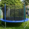 Trampolino Elastico 366 cm per Bambini Adulti Rete Sicurezza Esterno