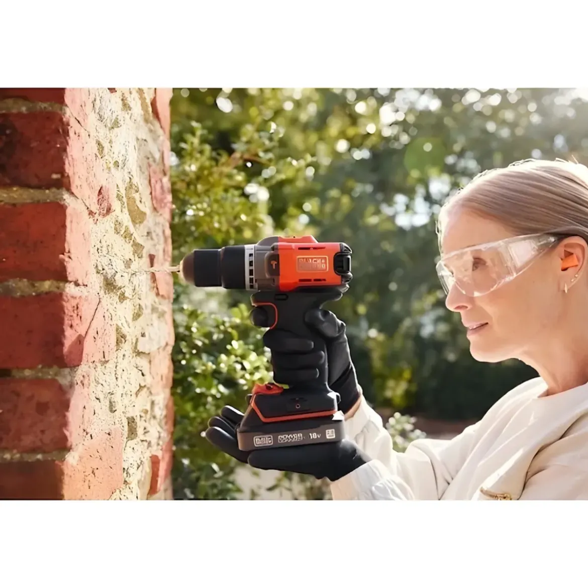 Trapano Avvitatore Black & Decker Percussione 18V Valigetta Accessori
