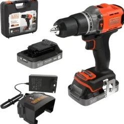 Trapano Avvitatore Black & Decker Percussione 18V Valigetta Accessori