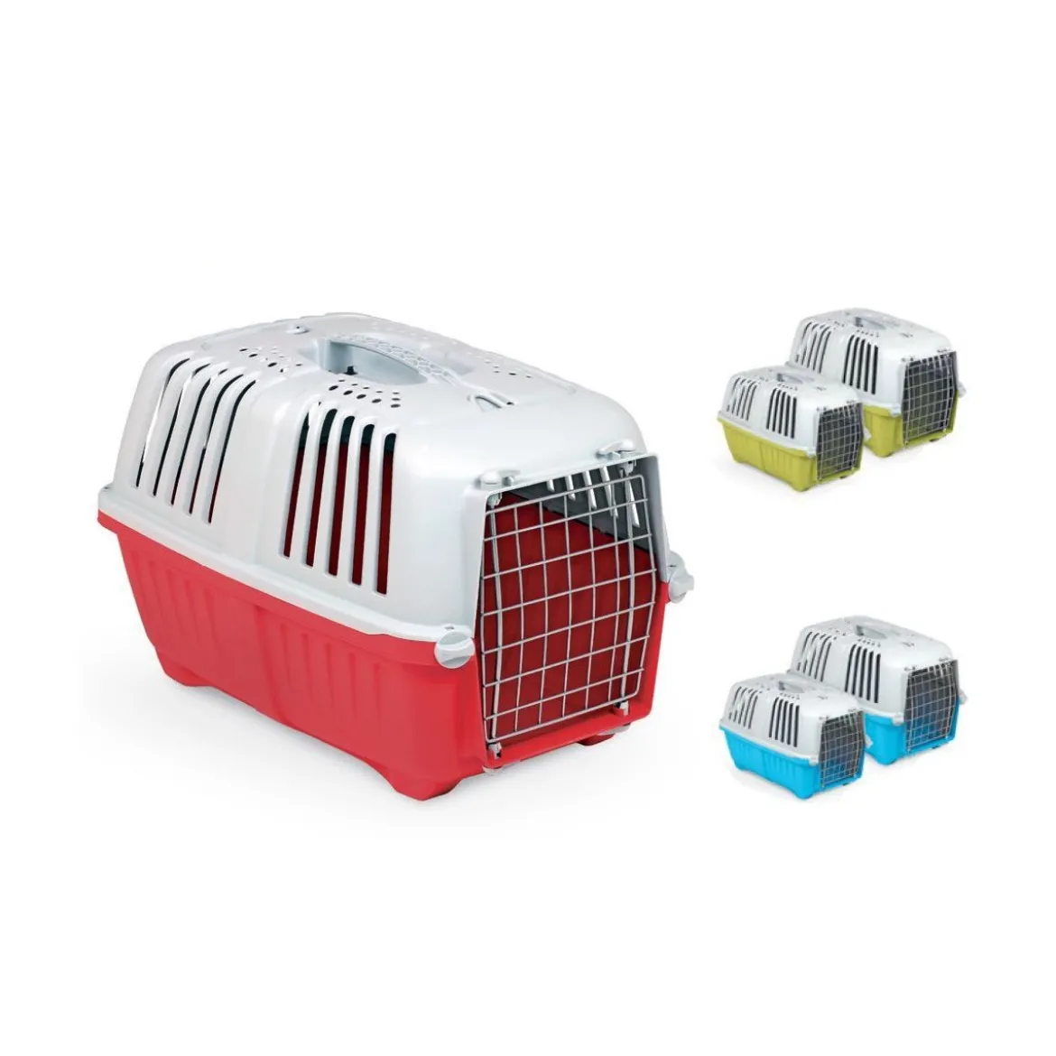 Trasportino per Cani Gatti Conigli Auto Gabbia Taglia Piccola Media Trasporto