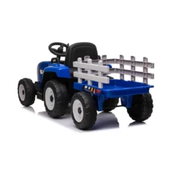 Trattore e Rimorchio Macchina Elettrica per Bambini a Batteria 12V Telecomandata