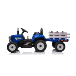 Trattore e Rimorchio Macchina Elettrica per Bambini a Batteria 12V Telecomandata