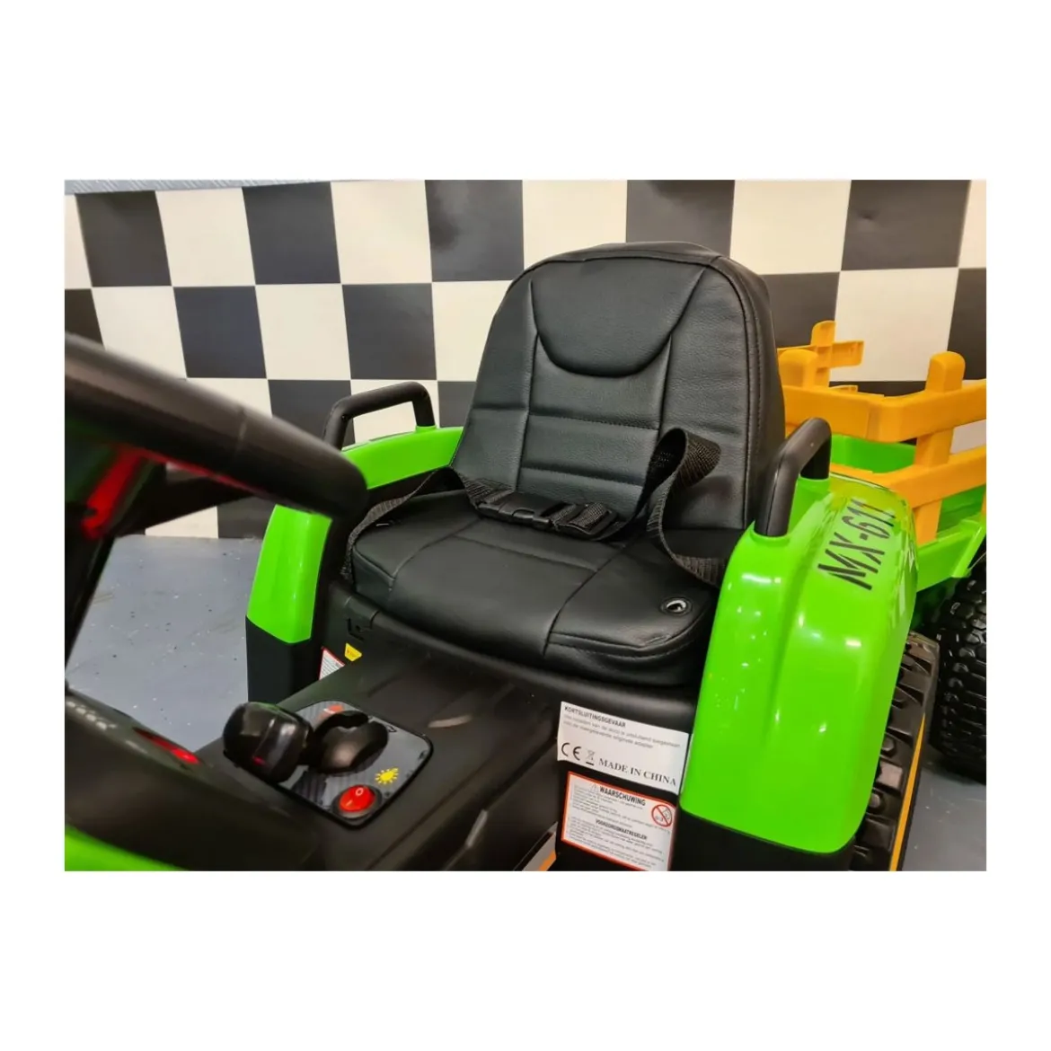 Trattore Macchina Elettrica per Bambini a Batteria 12 V Telecomandata 1 Posto