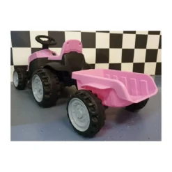 Trattore Macchina Elettrica per Bambini a Batteria Ricaricabile 1 Motore Posto