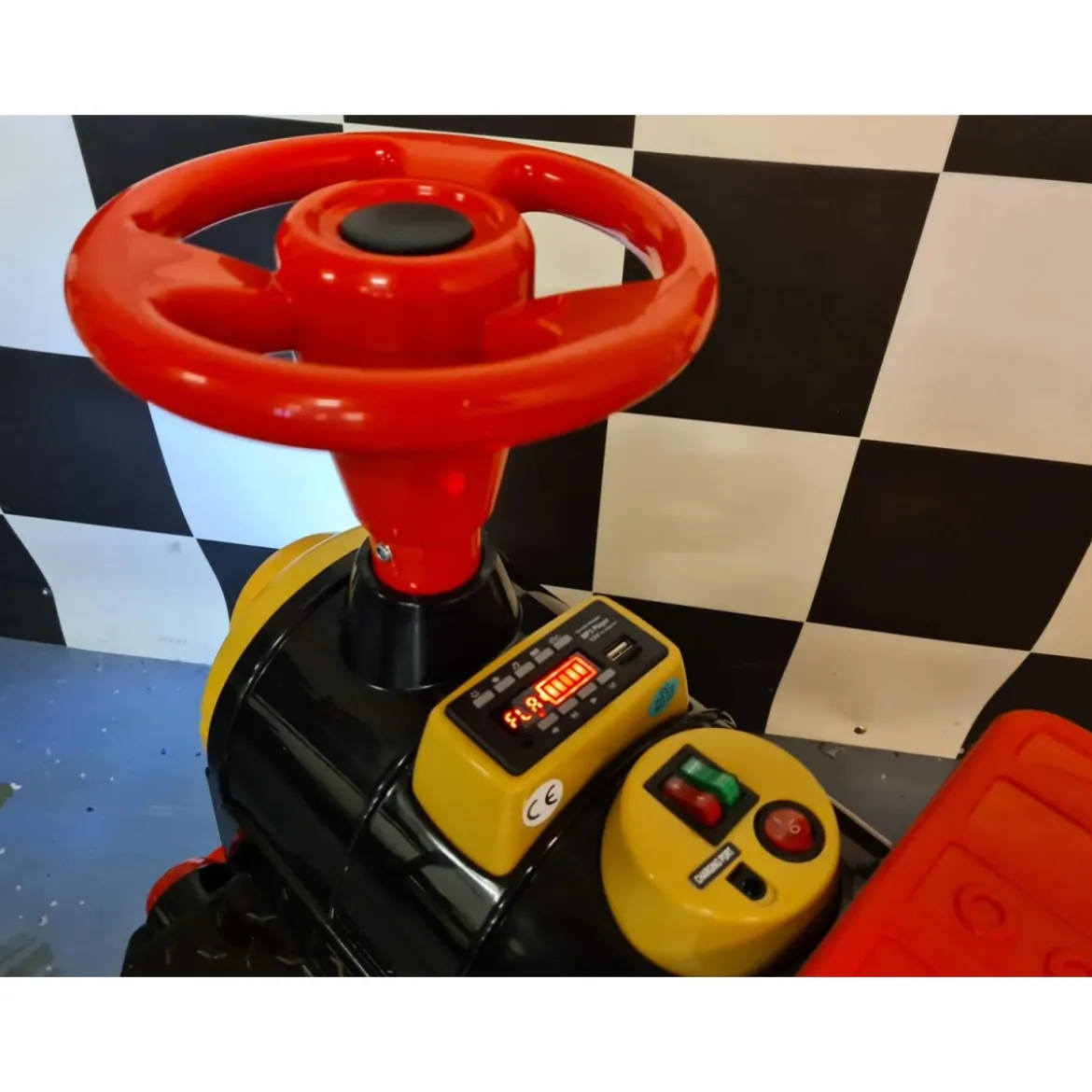 Trenino Elettrico a Batteria 12 Volt Giocattolo con MP3 e Luci con Vagoni