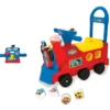 Treno Cavalcabile Topolino per Bambini Disney con Suoni e Luci