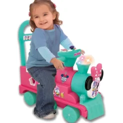 Treno Minnie Cavalcabile per Bambini Disney Suoni Realistici e Luci