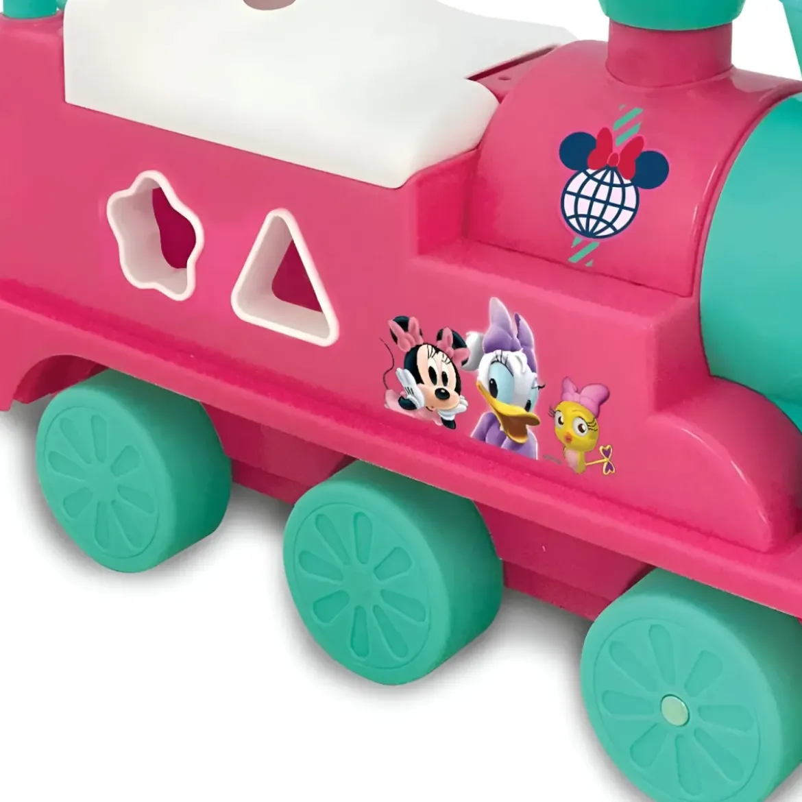 Treno Minnie Cavalcabile per Bambini Disney Suoni Realistici e Luci