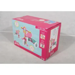 Triciclo Bambini con Maniglia Regolabile Removibile Barbie Ruote EVA