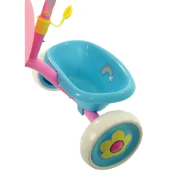 Triciclo Bambini con Maniglia Regolabile Removibile Barbie Ruote EVA