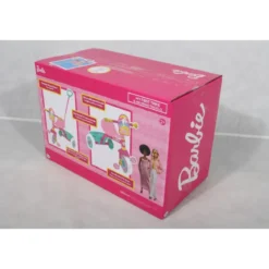 Triciclo Bambini con Maniglia Regolabile Removibile Barbie Ruote EVA