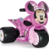 Triciclo Elettrico per Bambini 6V Minnie Disney Rosa Caricabatterie