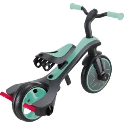 Triciclo Evolutivo 4 in 1 Maniglione Regolabile Balance Bike Verde Menta