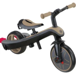 Triciclo Evolutivo 4 in 1 Maniglione Regolabile Balance Bike Beige