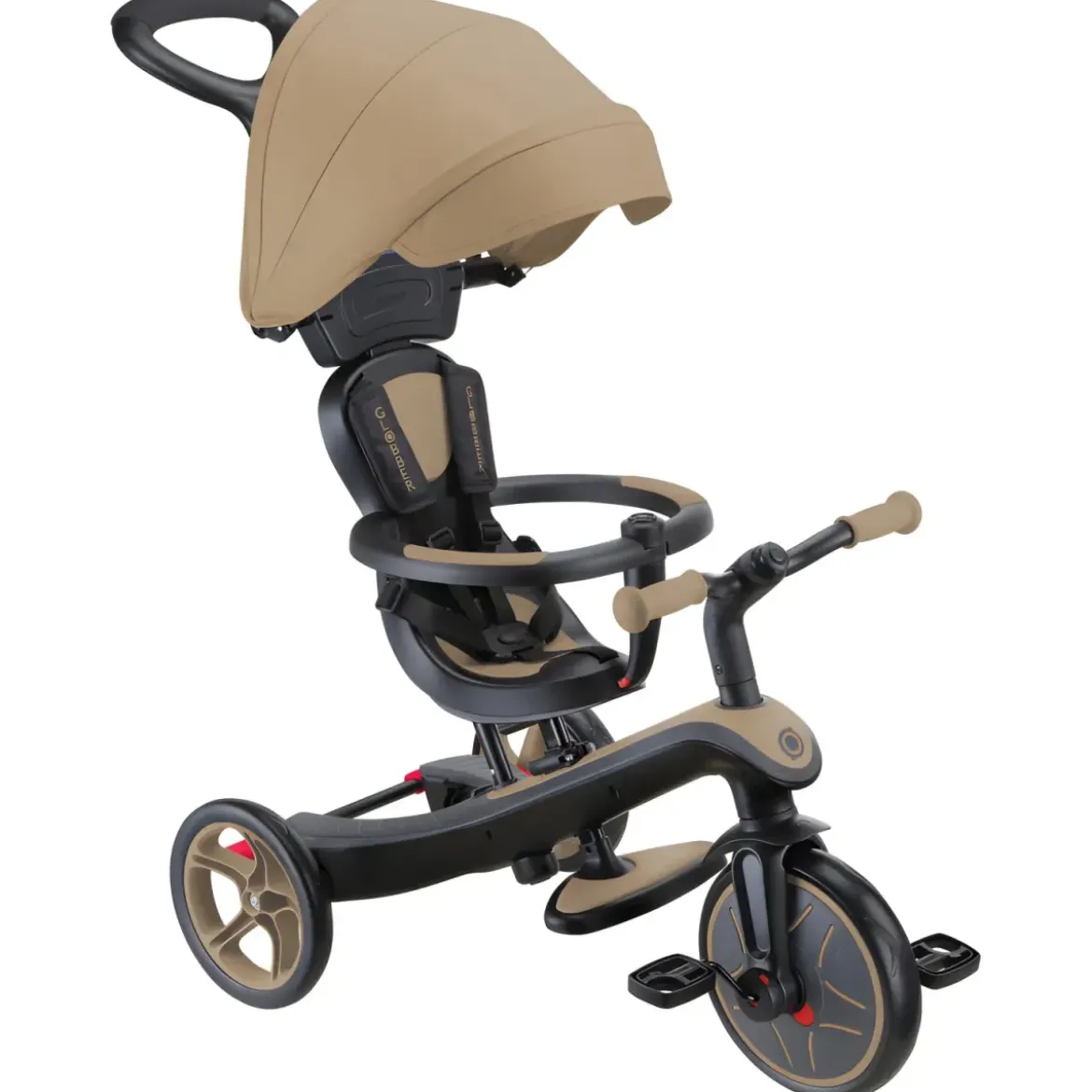 Triciclo Evolutivo 4 in 1 Maniglione Regolabile Balance Bike Beige