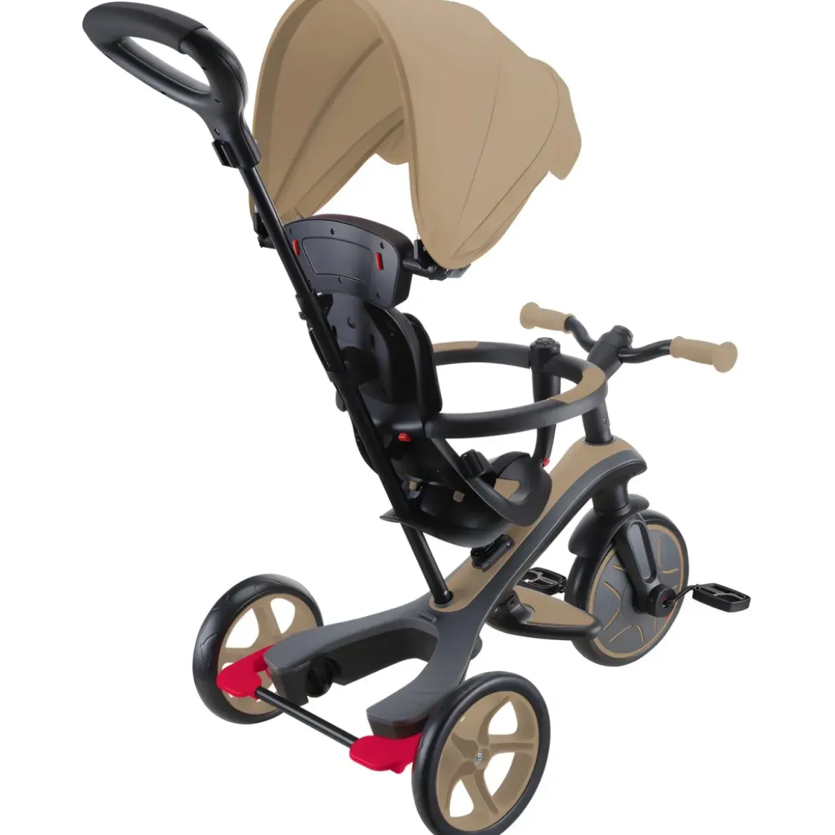 Triciclo Evolutivo 4 in 1 Maniglione Regolabile Balance Bike Beige