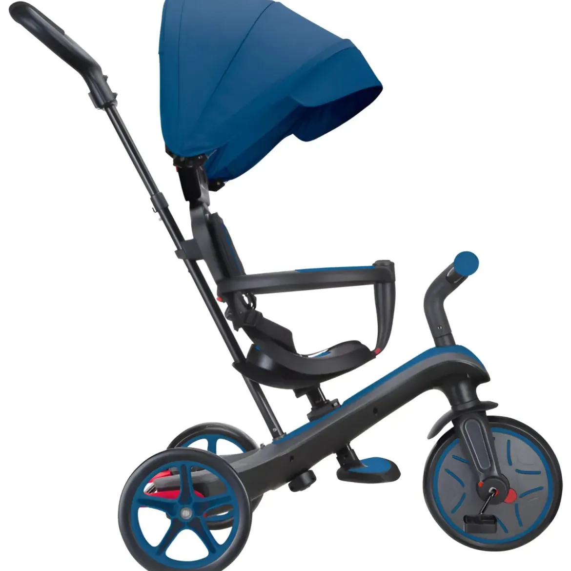 Triciclo Evolutivo 4 in 1 Maniglione Regolabile Balance Bike Blu Reale