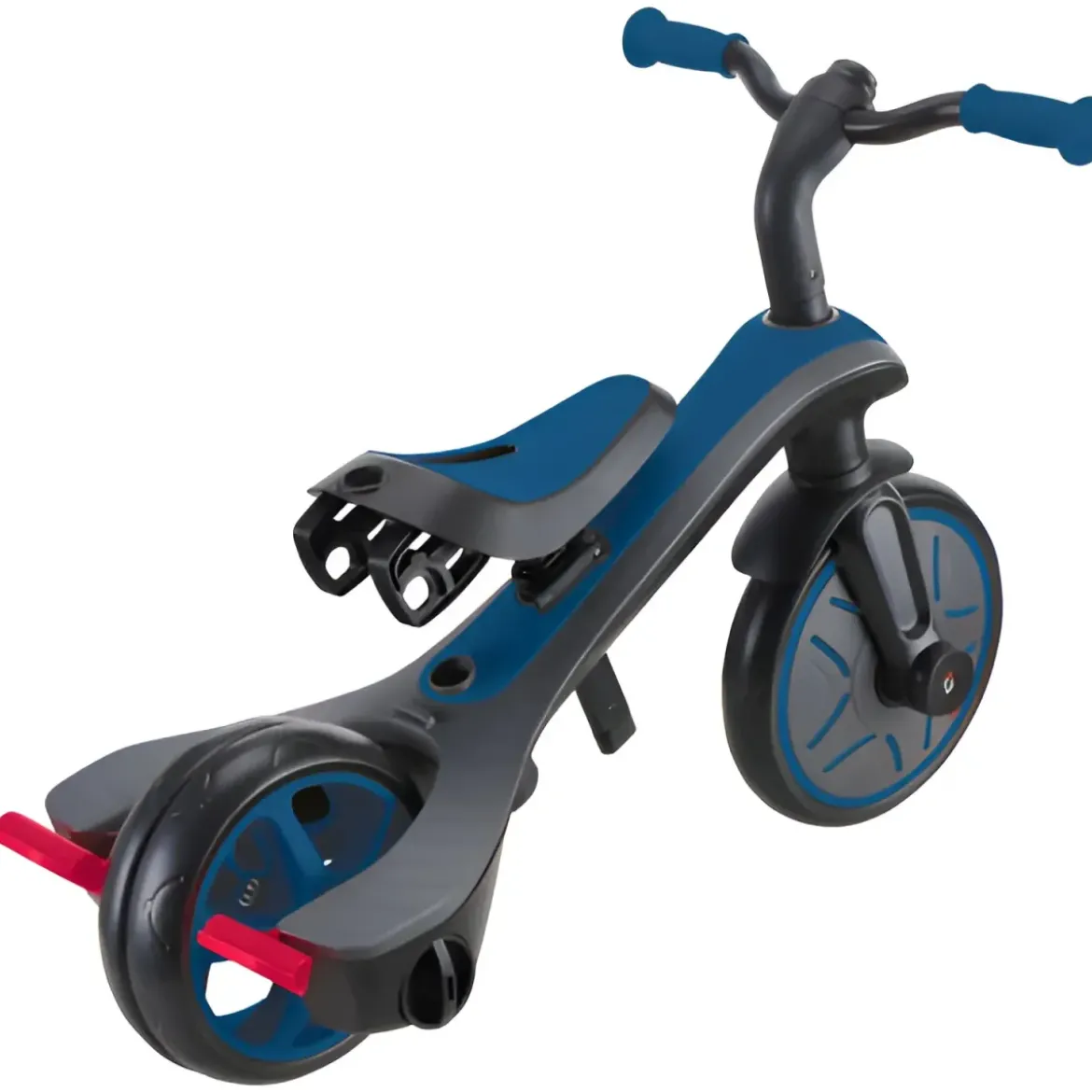 Triciclo Evolutivo 4 in 1 Maniglione Regolabile Balance Bike Blu Reale