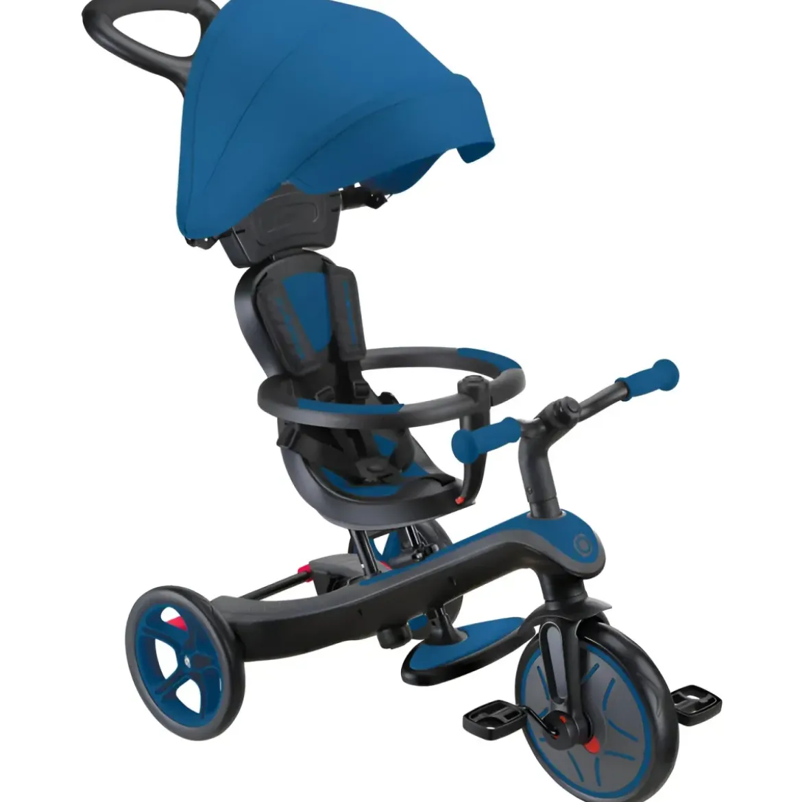 Triciclo Evolutivo 4 in 1 Maniglione Regolabile Balance Bike Blu Reale