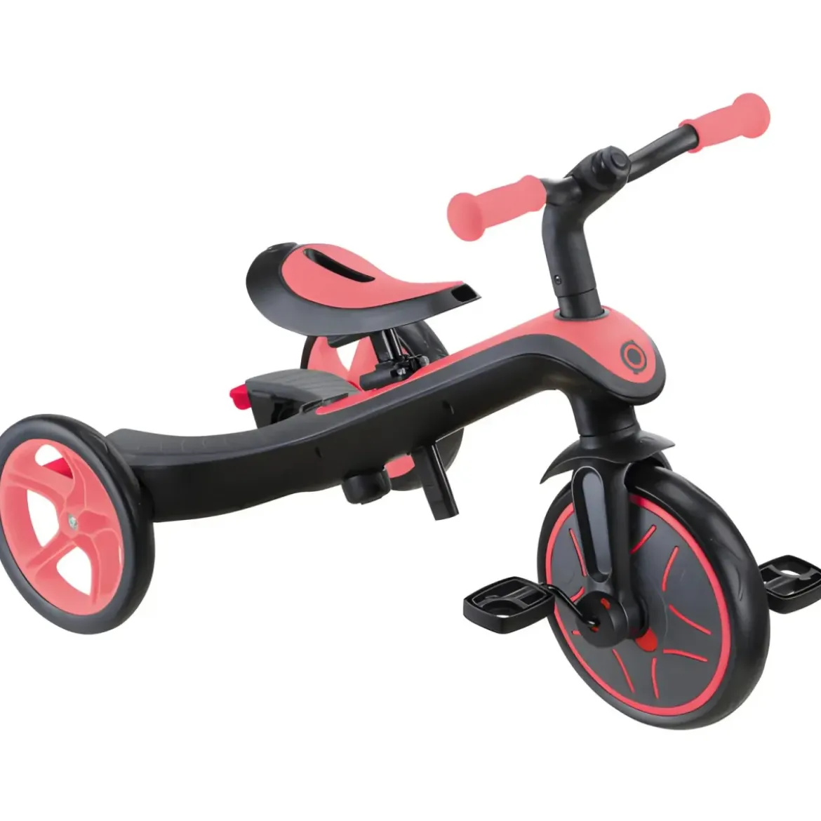 Triciclo Evolutivo 4 in 1 Maniglia Regolabile Balance Bike Rosa Corallo