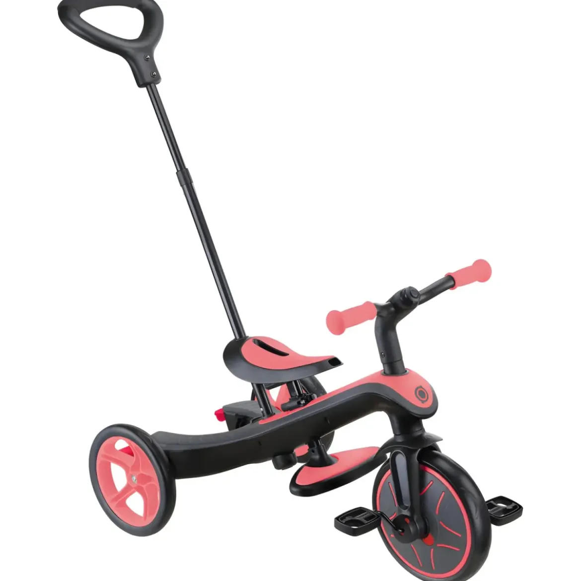 Triciclo Evolutivo 4 in 1 Maniglia Regolabile Balance Bike Rosa Corallo