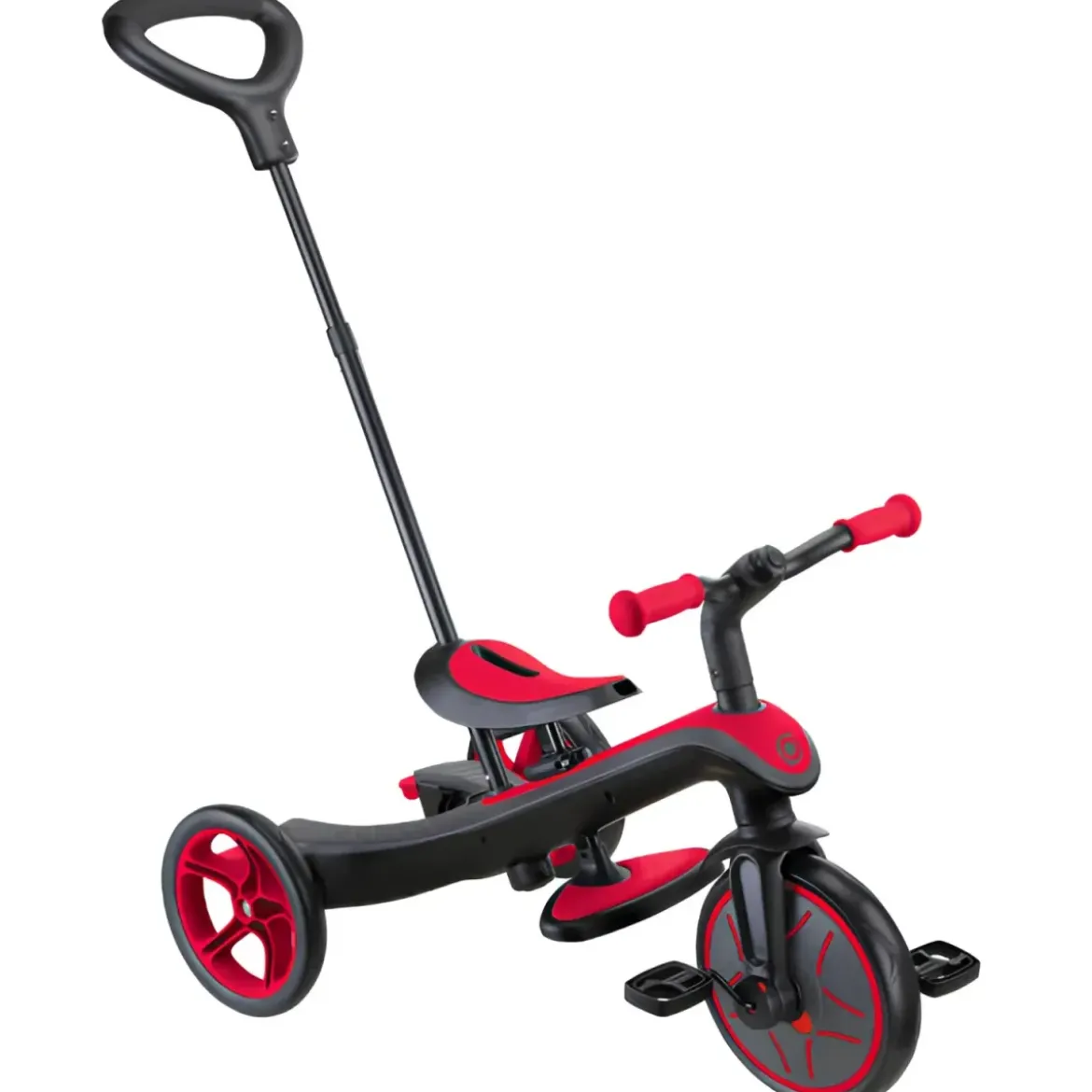 Triciclo Evolutivo 4 in 1 Maniglia Regolabile Balance Bike Rosso