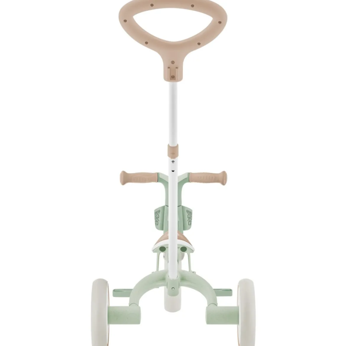 Triciclo Evolutivo per Bambini 3 in 1 Verde Salvia Regolabile Ecologico