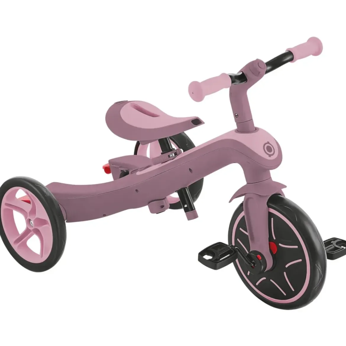 Triciclo Evolutivo Rosa 4 in 1 Regolabile Seconda Infanzia 20kg