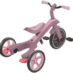 Triciclo Evolutivo Rosa 4 in 1 Regolabile Seconda Infanzia 20kg