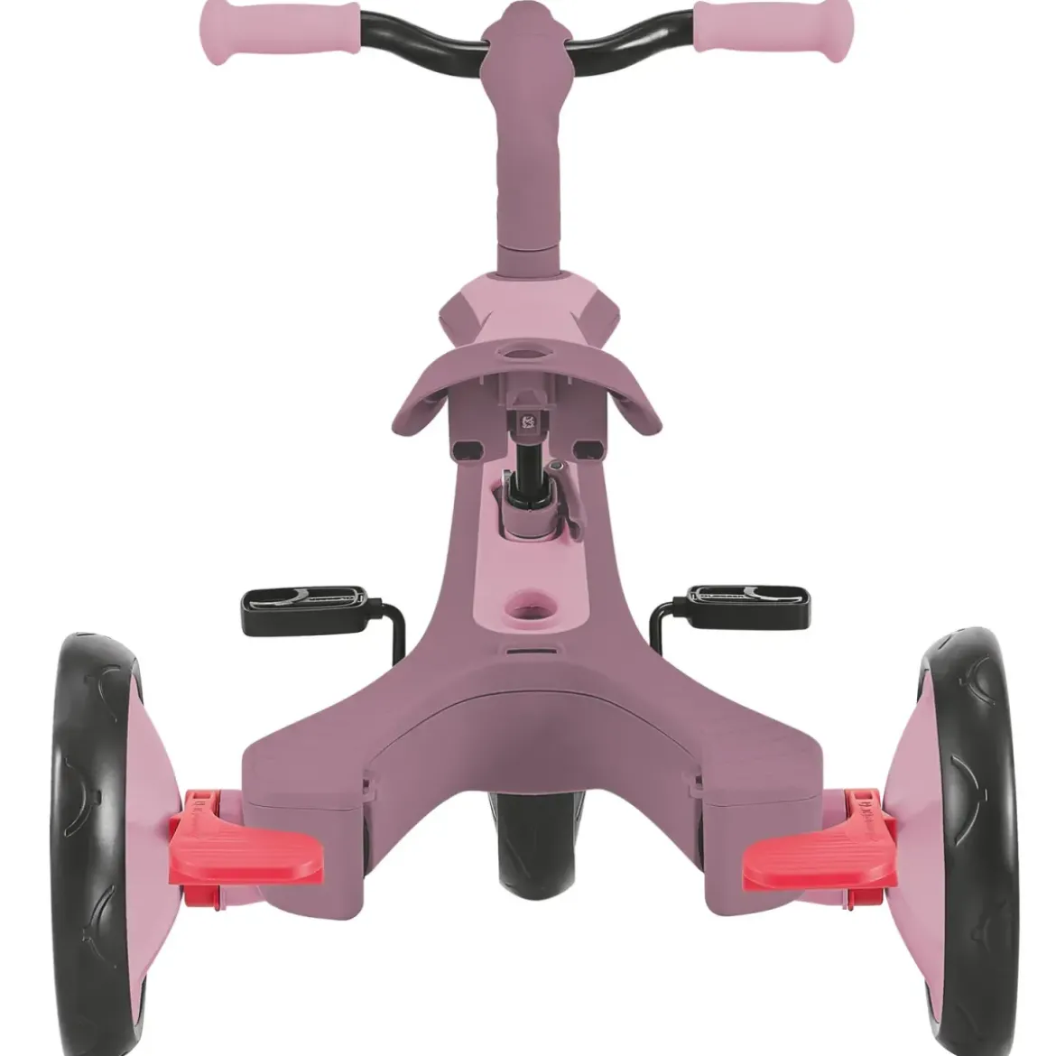 Triciclo Evolutivo Rosa 4 in 1 Regolabile Seconda Infanzia 20kg