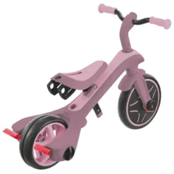 Triciclo Evolutivo Rosa 4 in 1 Regolabile Seconda Infanzia 20kg