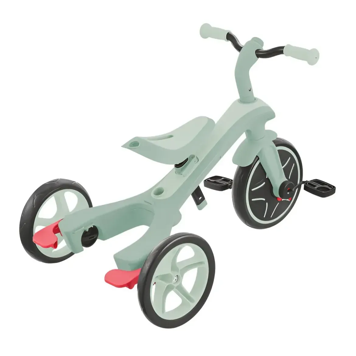 Triciclo Evolutivo Verde 4 in 1 Regolabile Seconda Infanzia 20kg