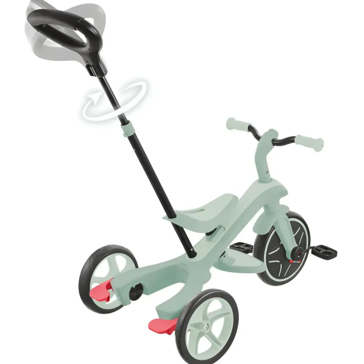 Triciclo Evolutivo Verde 4 in 1 Regolabile Seconda Infanzia 20kg