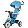 Triciclo Passeggino 2 in 1 con tettino Para Sole Blu