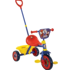 Triciclo per Bambini con Maniglia Regolabile Spiderman Ruote EVA