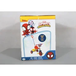 Triciclo per Bambini con Maniglia Regolabile Spiderman Ruote EVA