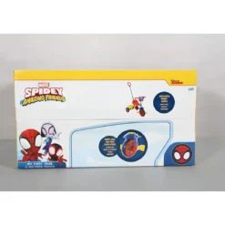 Triciclo per Bambini con Maniglia Regolabile Spiderman Ruote EVA