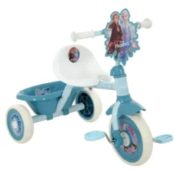 Triciclo per Bambini con Maniglia Regolabile Frozen Disney Ruote EVA