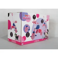 Triciclo per Bambini con Maniglia Regolabile Minnie Disney Ruote EVA